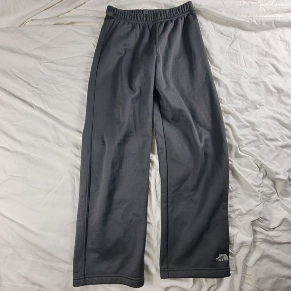 The North Face Boys Large Black Pants Casual Athletic Comfort Lounge Outdoors - Picture 1 of 12